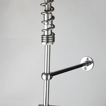 KEMAIDI Commercial Kitchen Faucet with Pull Down Sprayer Industrial Pre Rinse Spring Faucets Mixer for Kitchen Multi-Functional