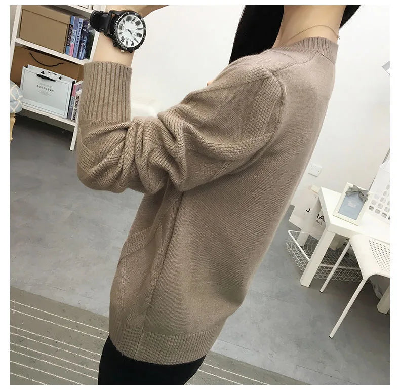 Frau Langarm Top Neue Rundhals Pullover Frauen Bodenbildung Shirt Casual Frühling Herbst Außerhalb Tragen Pullover Pull Femme.