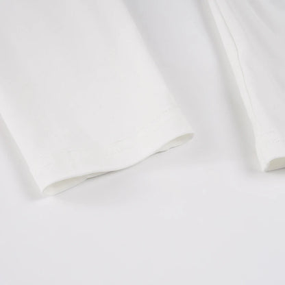 2025 Autumn Winter Women Korean Fake Two Pieces Slash Neck Top 2000s Long Sleeve T-Shirt Kpop Tees Y2k Design Coquette Gyaru New.