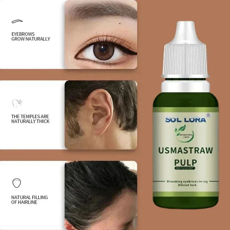 Eyebrow Growth Serum Eyelash Hair Growth Anti Hairs Loss Product Prevent Baldness Fuller Thicker Lengthening Eyebrow Makeup.