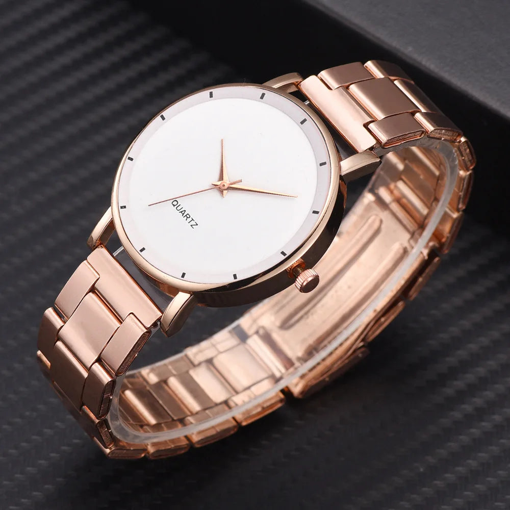 Rose Gold Women's Watches Luxury Lady Watches Business Quartz Wristwatches Gift Reloj Para Mujer Watch for Women Reloj Часы