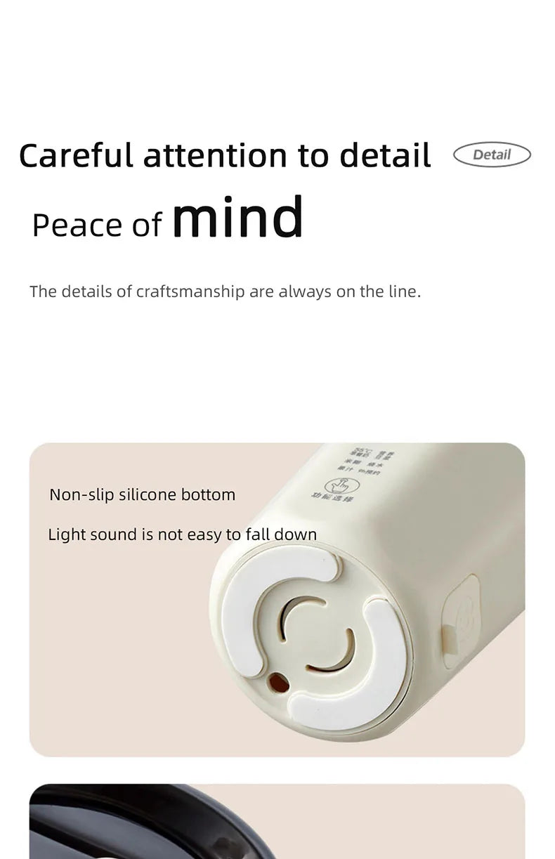 350ml Mini Soy Milk Machine Electric Juicer Blender Multifunctional Wall Breaking Machine Soybean Milk Maker Breakfast Machine