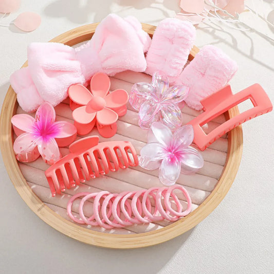 Matte Butterfly Knot Hair Ties Women's Hair Accessories Elastic Hair Bands Floral Hair Clips Autumn Winter New Style Hair Access.