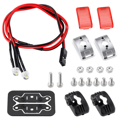 AXSPEED 1Set LED Lights Headlights Spotlight for TRX-4 TRX-6 Axial SCX10 90046 Wraith 1/10 RC Car Decoration Parts Accessories.