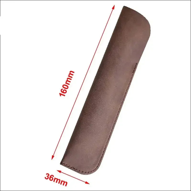 Leder Einzelner Füllfederhalteretui Stifthülle Beutel Kugelschreiber Bleistift Schutzhülle Halter für Männer Frauen Büro Business Geschenk.