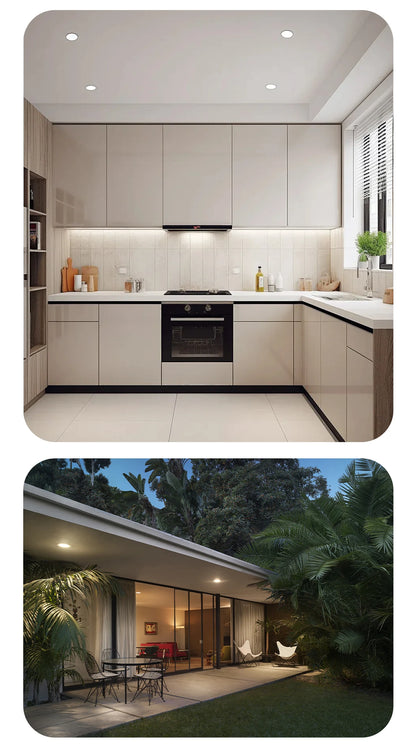 10 stücke CCT Spot Downlight Einbau LED Decke Licht 3 Farbe Eingestellt AC100-240V Zifferblatt Schalter 3000 K/4000 K/6500 K Innen Beleuchtung.