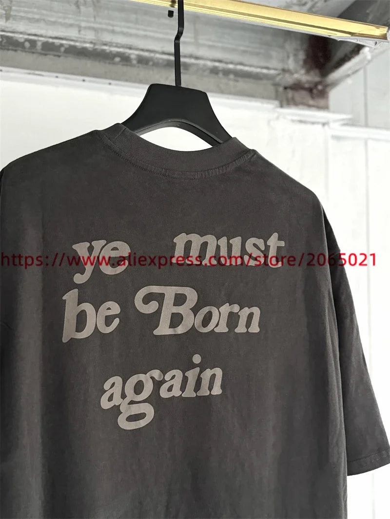 SAINT Vintage NIN Nine-inch Nail T-Shirts Best Quality Vintage Washed T Shirt Tee Tops