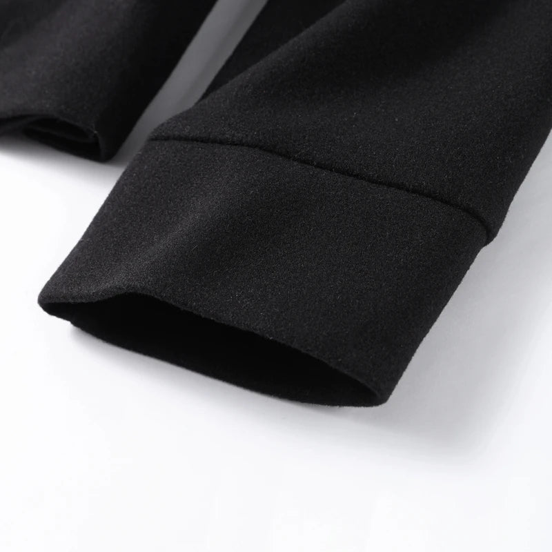 Straße Batwing Hülse Cape Gürtel Mäntel Frauen Lose Solide Stehkragen Einreiher Jacke 2025, Herbst Dame Alle-spiel chic Mantel.