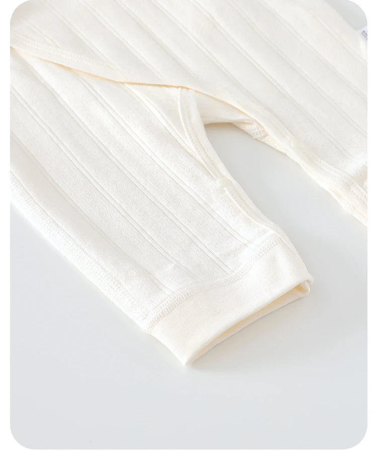 AYNIGIELL Frühling und Herbst 0-6 Monate Baby Strampler Neugeborene Mädchen Jungen 100 % Baumwolle Langarm Kleidung Säuglingsoverall.