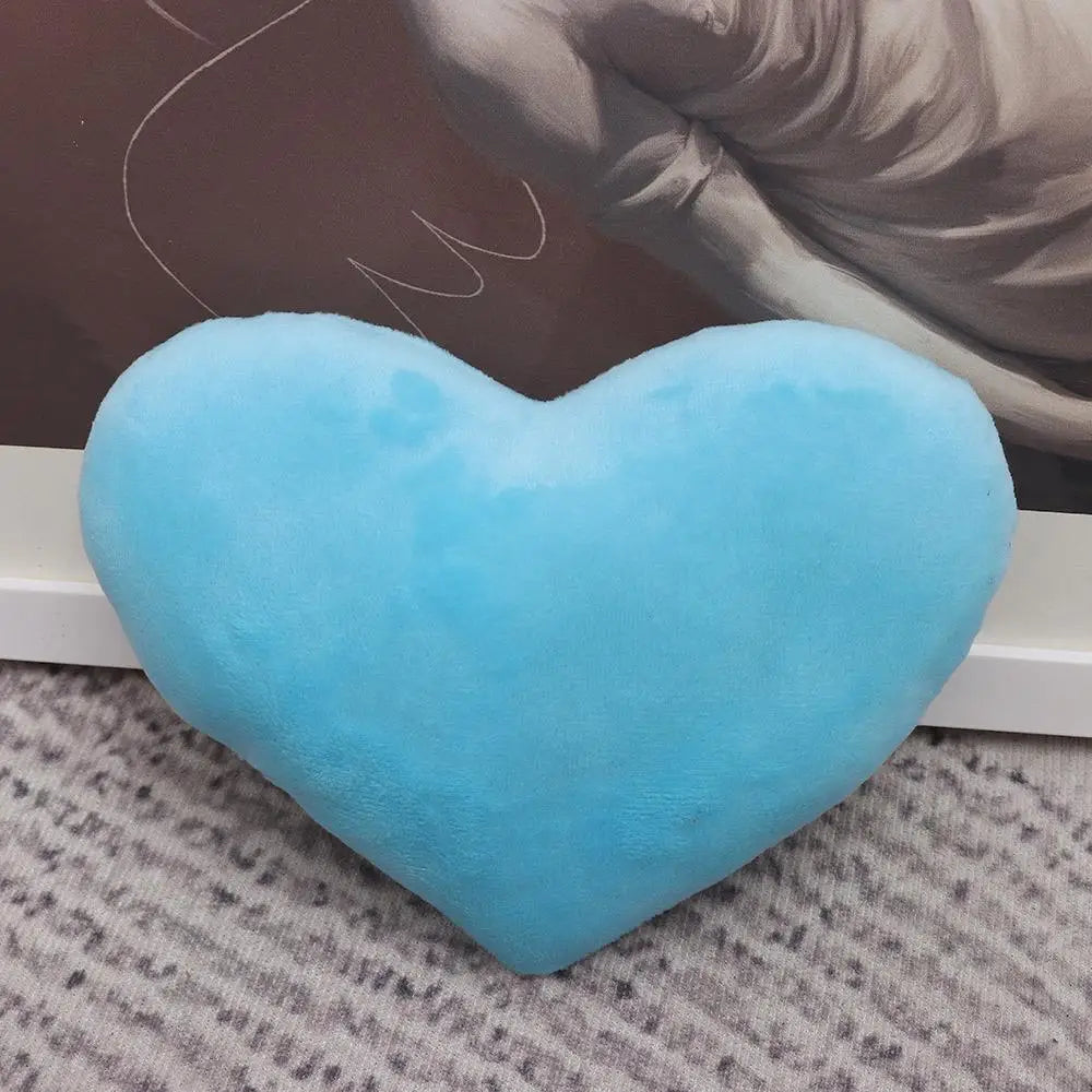PP cotton Soft Pillow Comfortable Heart Plush Pillow Red Color Pink Color Stuffed Pillow Heart Shape Home Decorative