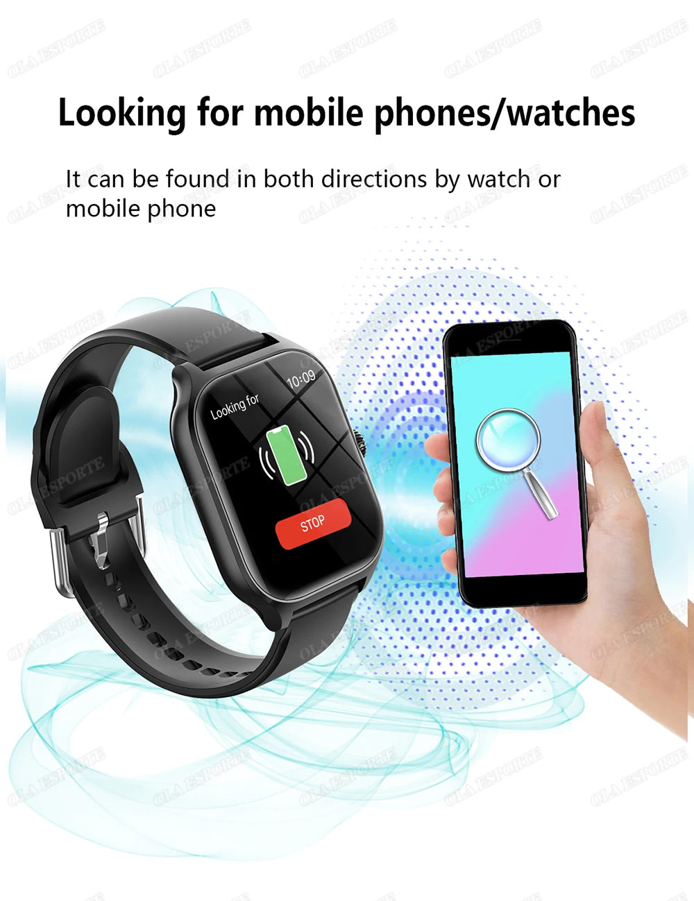 Smart Watch For Android IOS Watches 1.83inch HD Display Bluetooth Call Message Alert Music Sports Mode Smartwatch Men Women Gift.