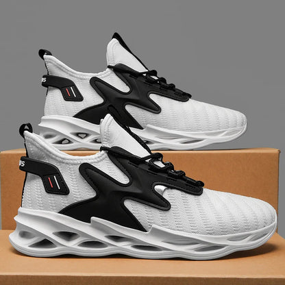 YRZL Sports Shoes Men Mesh Breathable Athletic Sneakers Lightweight Soft Sole Comfortable Walking Running Shoes for Men Non Slip