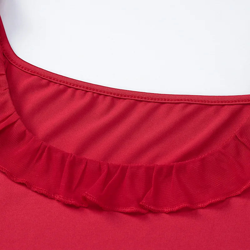 Mode Bodycon Split Unregelmäßige Rüschen 2025, Sommer Frauen Sexy Backless Ärmellose Kleider Hohe Taille Elegante Halter Party Kleid