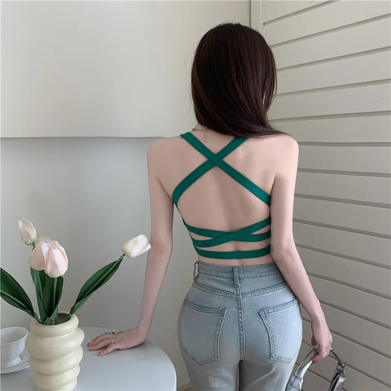 3pcs Sport Fitness Yoga Bra Sexy Women Vest Back Cross Strap Tank Tops Female Push Up Running Bra Lady Breathable Soft Underwear.