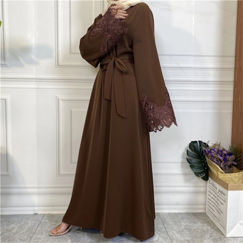 Ramadan Coffee Abaya Damen Dubai Islam Prayer Clothes Women Muslim Modest Dresses Kebaya Kaftan Robe Vestidos Musulmanes Femme.
