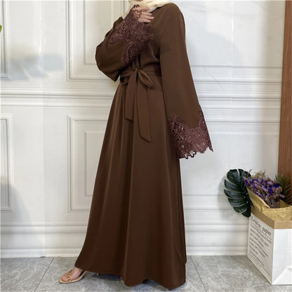 Ramadan Coffee Abaya Damen Dubai Islam Prayer Clothes Women Muslim Modest Dresses Kebaya Kaftan Robe Vestidos Musulmanes Femme.