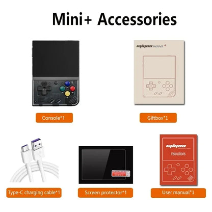 MIYOO Mini Plus Portable Retro Handheld Game Console V2 Mini+ 3.5 Inch IPS Screen Classic Video Game Console Linux System Gift.