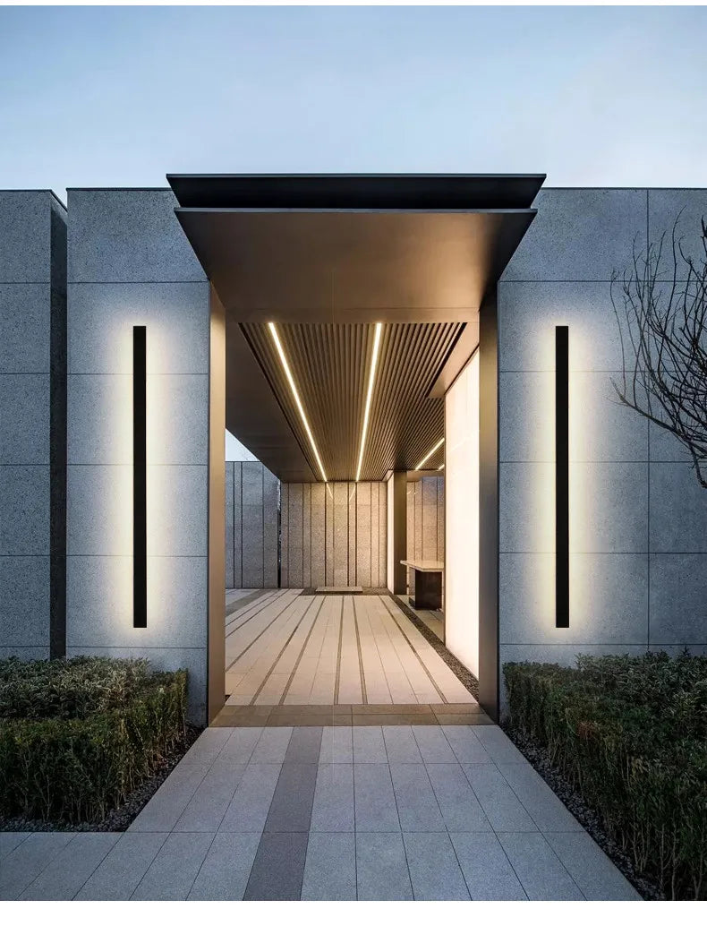 Wasserdichte Außenwandleuchte LED-Streifen Hintergrund Wandleuchte Treppe Gartenlampe Wohnzimmer Schlafzimmer Nachttisch IP65 Wandleuchten.