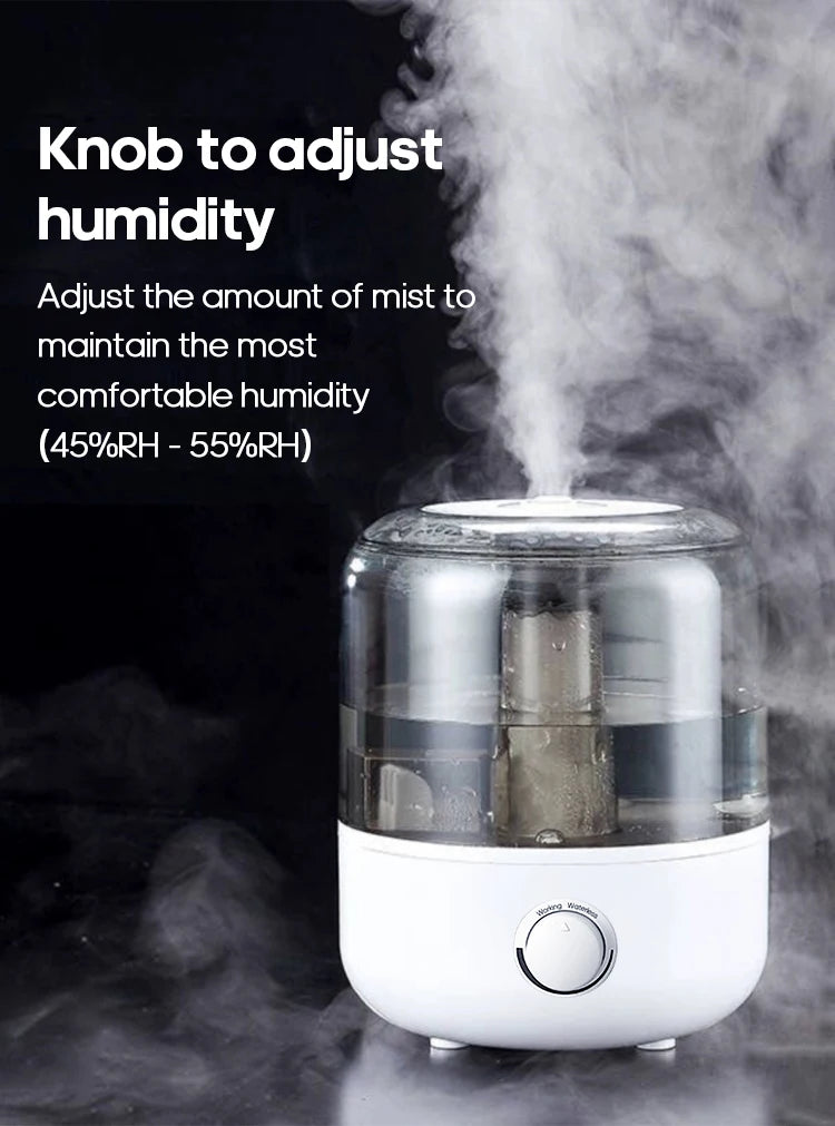 CK2 3L Professional Large Capacity Household Silent Air Humidifier Plant Spray Aroma Diffuser with Remote Control Timer.