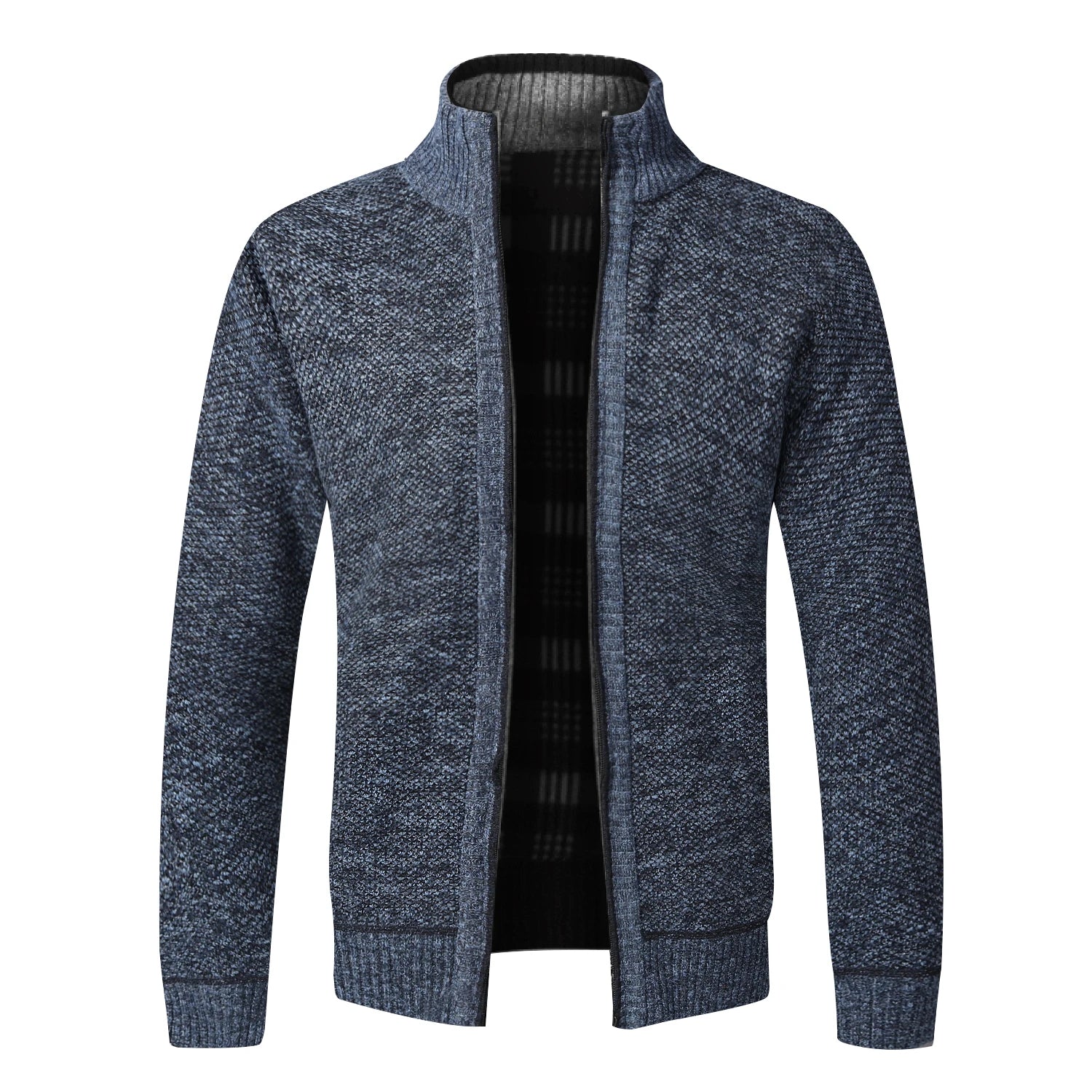 Autumn Winter Warm Cardigan Men Fleece Sweaters Full Zip Jackets Slim Fit Luxury Brand Knitted Sweater Coat American Jersey.