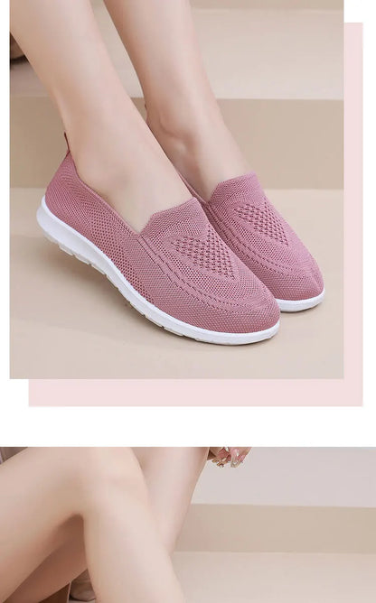 Women's Shoes Spring Summer Casual Breathable Chunky Sole Flat cheap shoes clearance.
