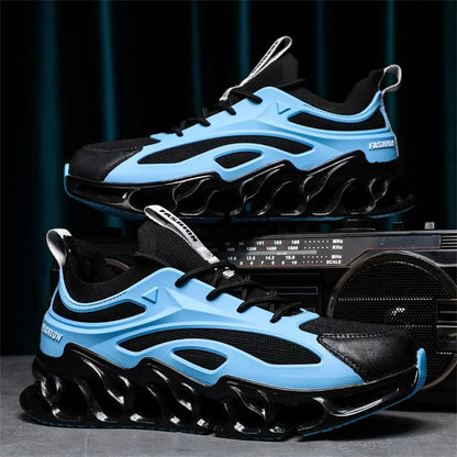 YRZL Mens Athletic Shoes 2025 Breathable Running Shoes Men Lightweight Sneakers Comfortable Walking Shoes Anti Slip Sports Shoes