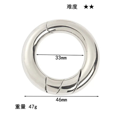 Alloy Metal Unlocking Toys Brain Teaser Metal Puzzle Toys Children Adult Funny Gift IQ Challenge Game