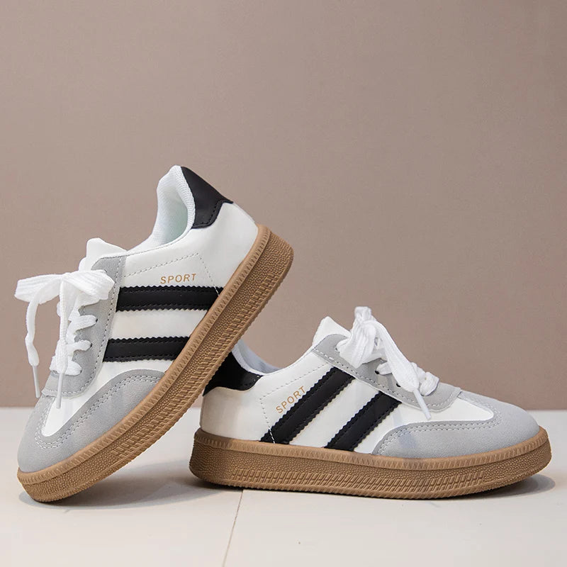 Children Tennis Shoes 2025 New Simple Kids Sneakers for Girls Patchwork Non-slip Boys Causal School Running Sneakers Non-slip.