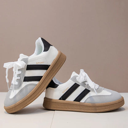 Children Tennis Shoes 2025 New Simple Kids Sneakers for Girls Patchwork Non-slip Boys Causal School Running Sneakers Non-slip.