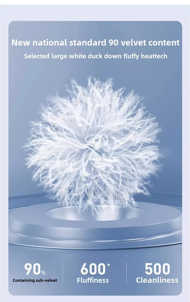 2024 Winter New 90% White Down Pants Men Thickened Warm Waterproof Casual Trousers Man Duck Down Padded Sweatpants Male Clothing.