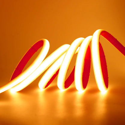 Waterproof COB LED Neon Light Strip 12V 24V 5m 10m 15m 20m 0.5m 320 LEDs Flexible Tape Silicone Tube Lamp Liner Lighting RA90