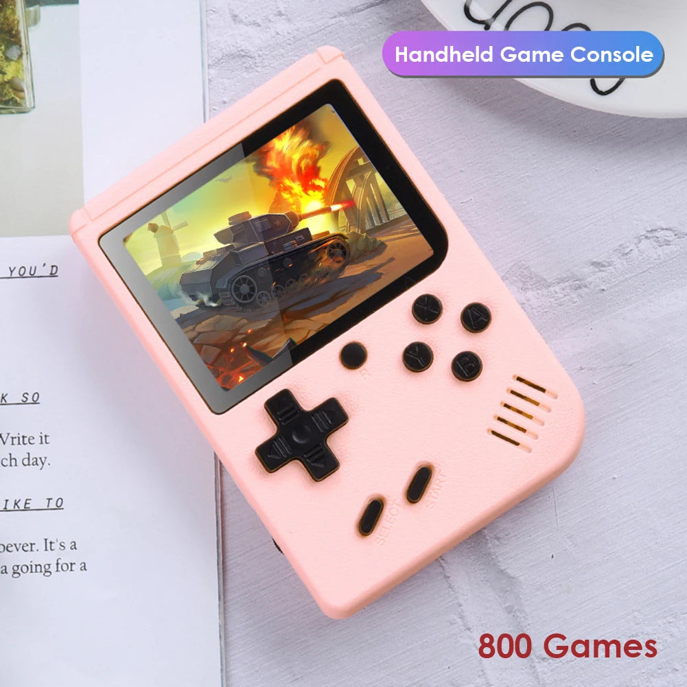 800 in 1 Games 3.0 inch Color Screen Retro TV Video Gaming Console Portable Handheld Game Players for FC Kids Gift.