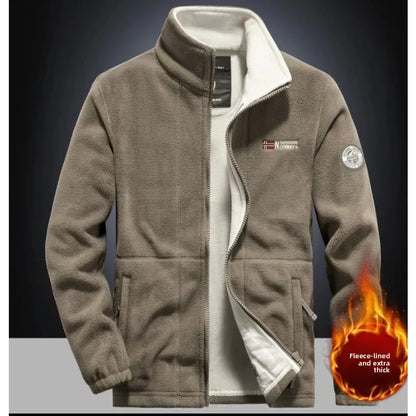 New Men's Autumn Winter Outdoor Casual Fleece Warm Patagonia Jacket Comfortable Fashionable Windproof Breathable and Trendy Top.
