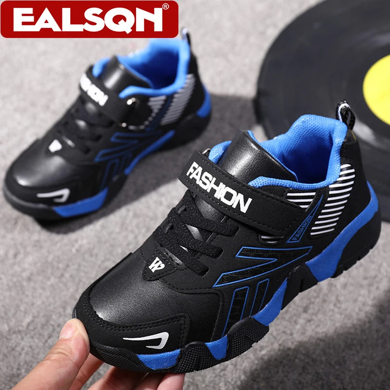 Four Seasons Leather Kids Shoes Non Slip Outdoor Children Walking Sneakers Casual Boys Sport Tennis Size 28-39.