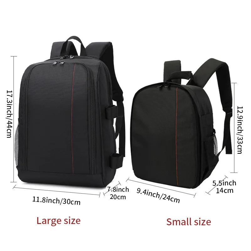 SLR digital camera backpack outdoor large capacity SLR camera bag 15.6-inch laptop backpack can accommodate SLR cameras and mult.