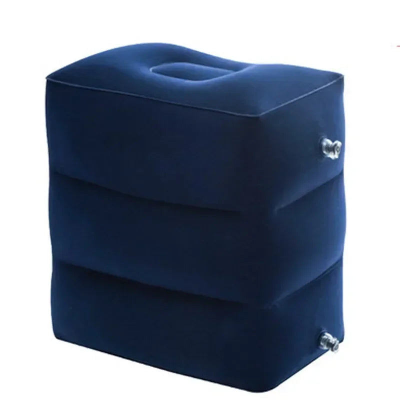 Flight Sleeping Footrest Rest Pillow On Airplane Car Bus Adjustable Kids Inflatable Travel Sleep Resting Pillows   WJ529.