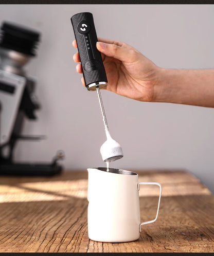 Bincoo New Milk Foamer Coffee Whisk Mixer Electric Blender Egg Beater Mini Frother Handle Stirrer Cappuccino Maker Cooking Tools