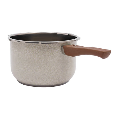 7L 24cm 80kPa Stainless Steel Pressure Cooker Beige Pressure Cooker For Cooking Kitchen Pot For Homes Fast Restaurants Hotels.