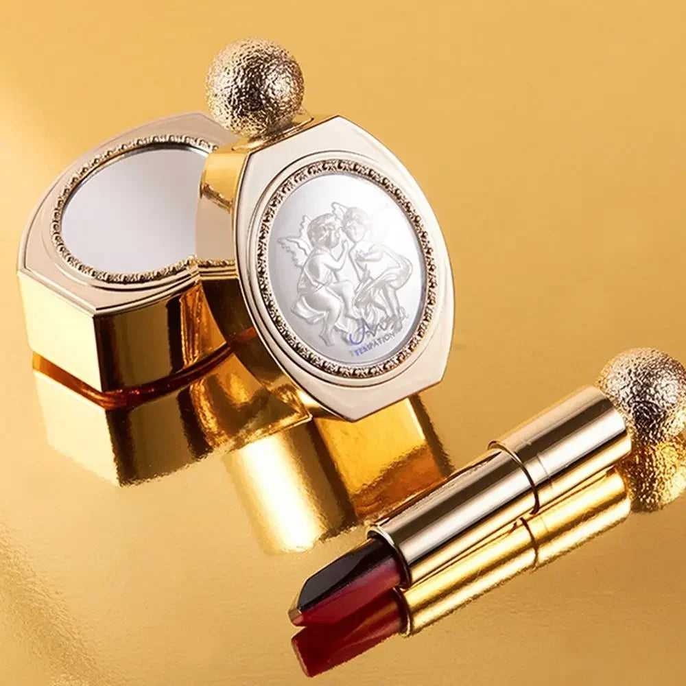 Matte 5Color Matte Lipstick Long-lasting Moisturize 5 in 1 Lip Gloss Not Fading Non Stick Cup Velvet Mist Lipstick Cosmetics Hot.