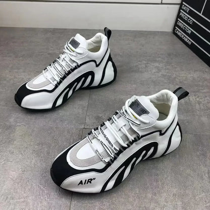 Sneakers Men Fashion  Casual Lightweight Breathable Running Shoes Men Sneakers Lace-up Platform Sneakers Footwear Zapatos Hombre.