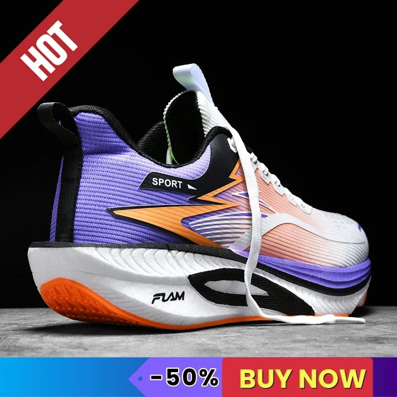 Sports Running Shoes Men Sneakers Marathon Breathable Comfortable Brand Trend Women Athletic Trainer Outdoor Sneakers AirCushion