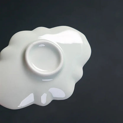 Kong Fu Tea Set with Accessories Japanese Tea Ceremony Creative Ceramic Cha Bei Dian Kombucha Cup Saucer Heat Proof Mat Coaster.