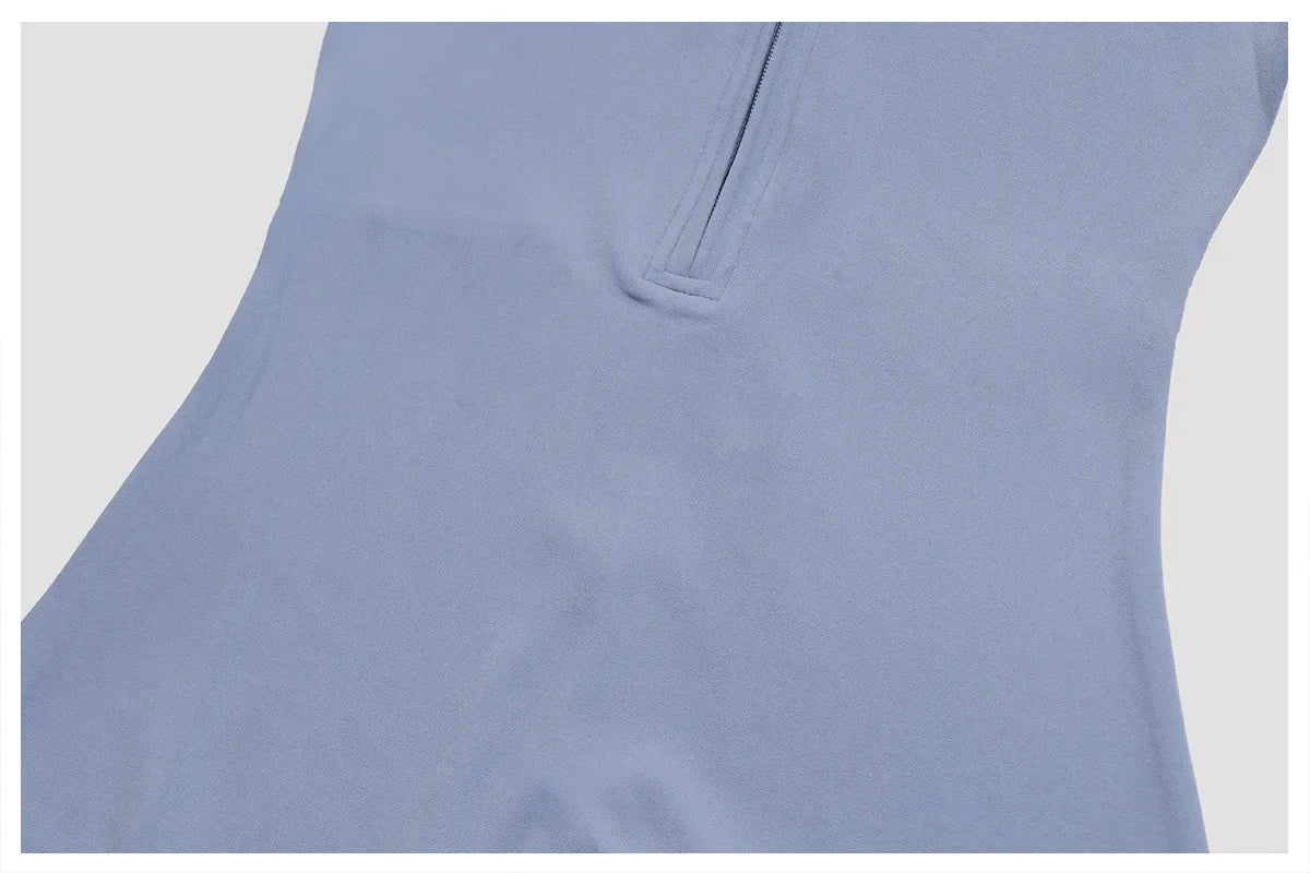 Tianyi High-Intensity Fitness Long-Sleeve Yoga Bodysuit Sensation Tight-Fitting Sportswear for Women Made in China