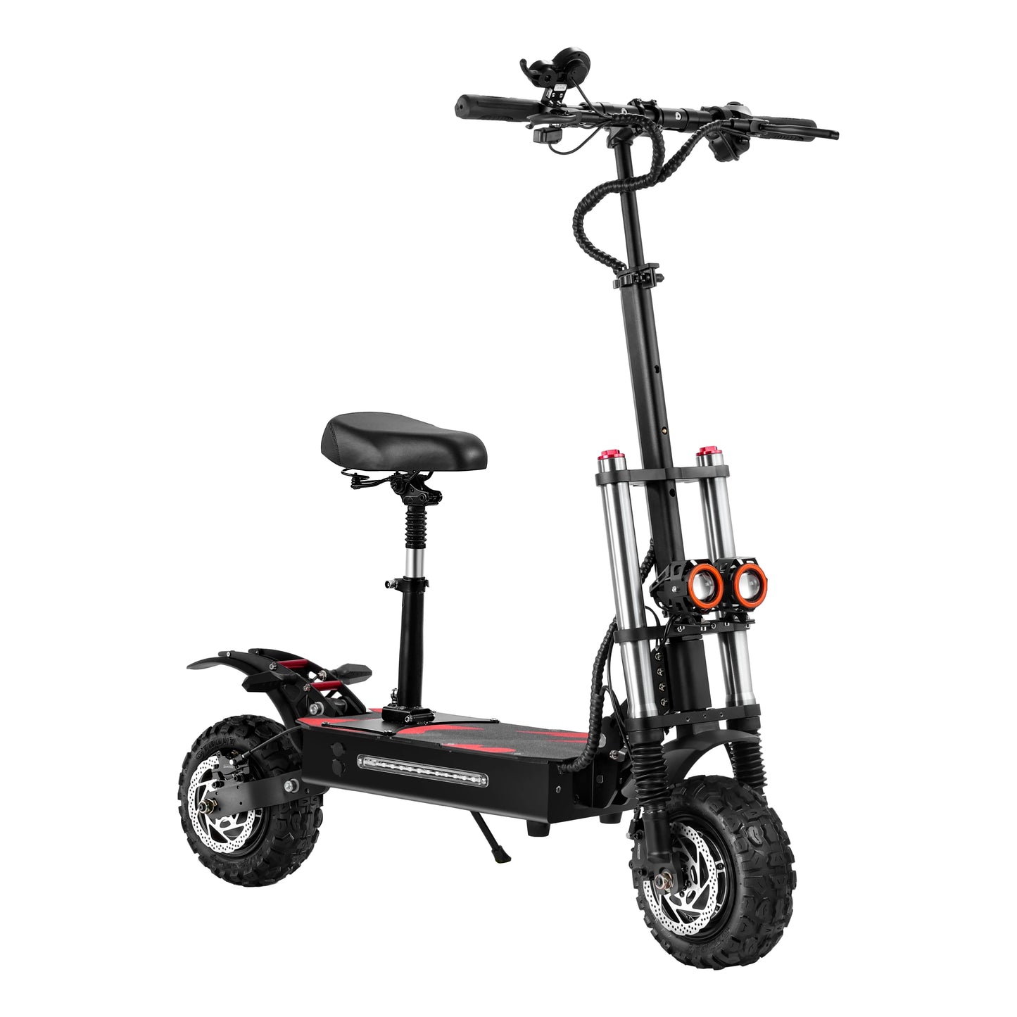 BOYUEDA S3 -11E-Scooter 6000 W Double Motor 60V 38Ah Off-road Scooters Electric 11 -Inch City Folding Electric Scooter.