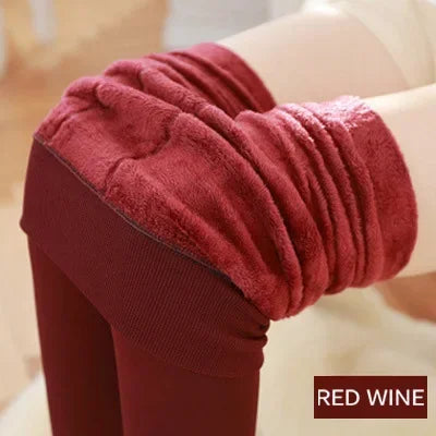 Women Winter Warm Tights Plus Size Pantyhose Thick Velvet Cashmere Fashion Colorful Tights Nylon Stretch Black Sexy High Tights