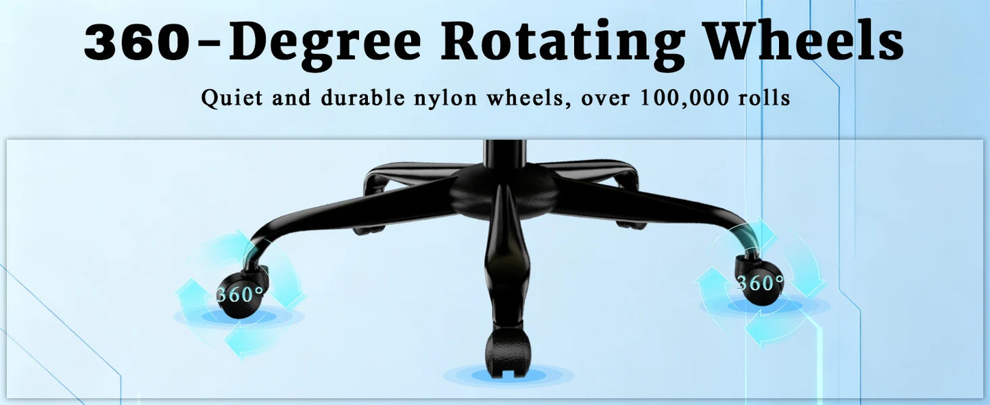 Ergonomischer elektronischer Gaming-Stuhl mit Massagefunktion, verstellbarer Lordosenstütze und Fußpedalen, Computer aus atmungsaktivem Stoff