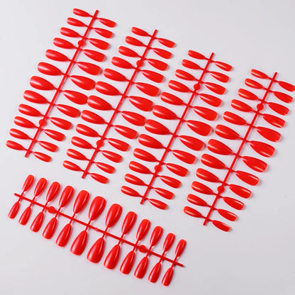 120Pcs Glossy White Almond Press on Nails Medium Full Cover False Nail Tips for Women Elegant Nail Art Extension Fake Fingertip.