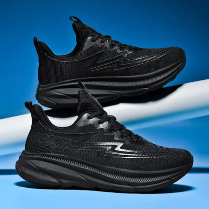 Men's Running Shoes Cushioning Outdoor Non-Slip Jogging Breathable Trainer Race Sneakers Luxury shoes Mesh Couple Off-road Shoes