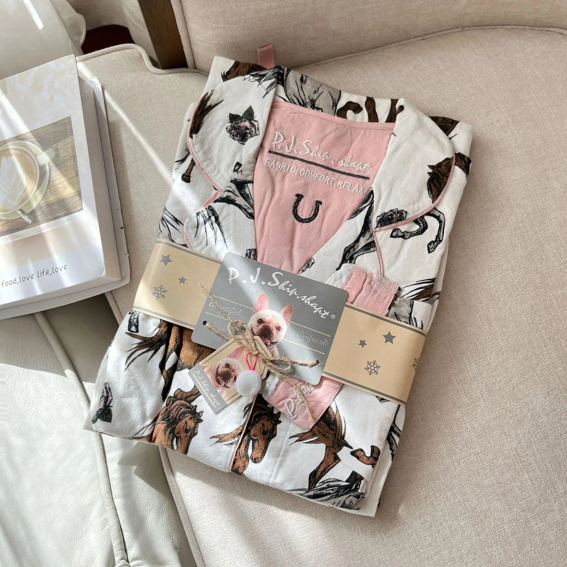 Matching Pajamas 2 Piece Set Women Pj Sets Women 2 Piece Set Outfit 100% Cotton Pajamas for Women Loungwear Set Loose Sleepwear.