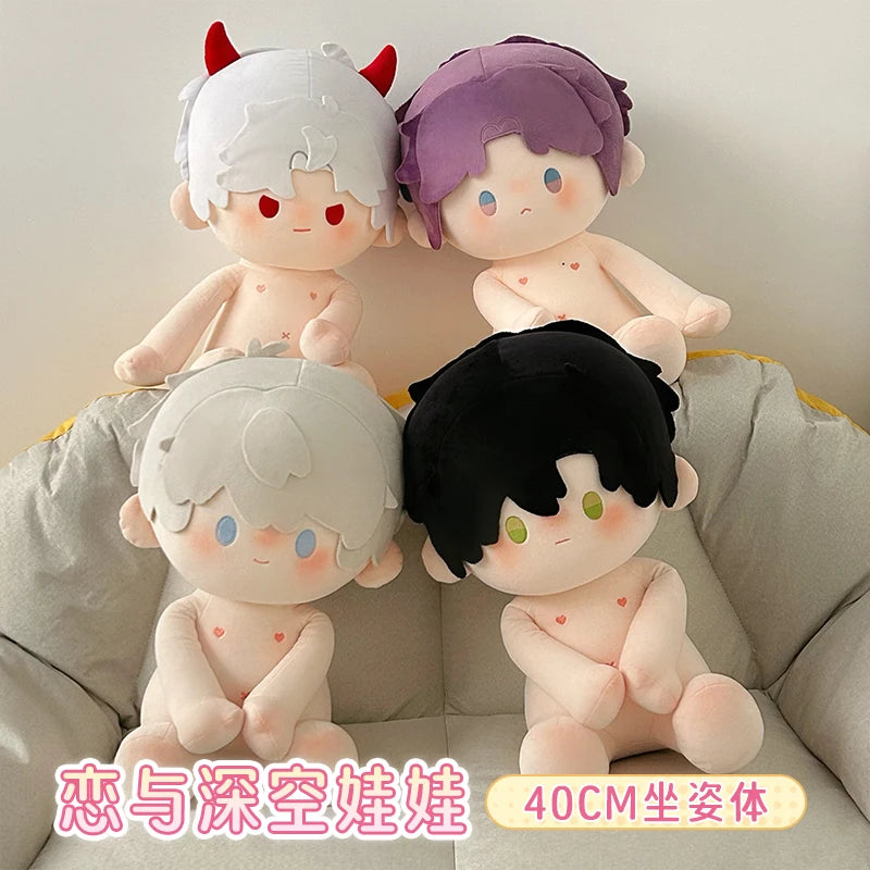 40cm Stuffed Video Game Love and Deepspace Sylus Xavier Rafayel Zayne Plush Cotton Doll With Clothes Pillow Toys Player Gifts.